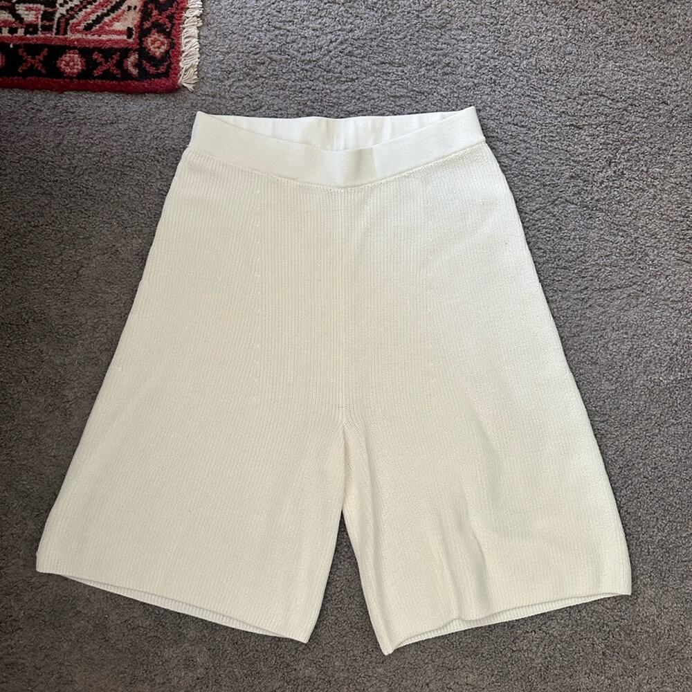 COS Ribbed Knit Bermuda Shorts